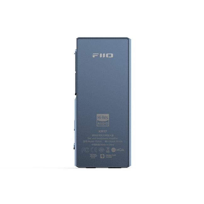 FiiO KA17, Premium Portable USB Dongle DAC and Headphone Amplifier with Special Desktop Mod מגבר אוזניות פרימיום - דונגל נייד, כולל ממיר דיגיטל לאנלוג (דאק), עם מצב הפעלה יחודי כמגבר אוזניות שולחני - קיי.איי.17 מבית פיו