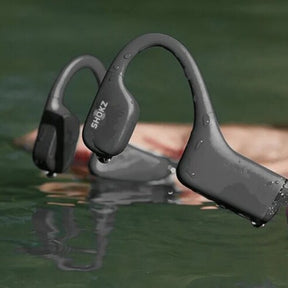 OPENSWIM - Bone Conduction Open-Ear Mp3 Swimming Headphones, Blackאוזניות הולכת עצם לשחייה