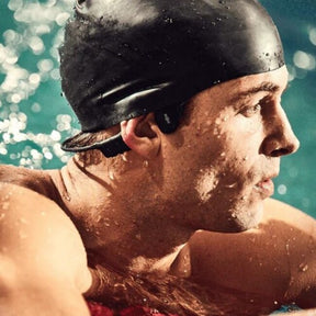 OPENSWIM - Bone Conduction Open-Ear Mp3 Swimming Headphones, Blackאוזניות הולכת עצם לשחייה