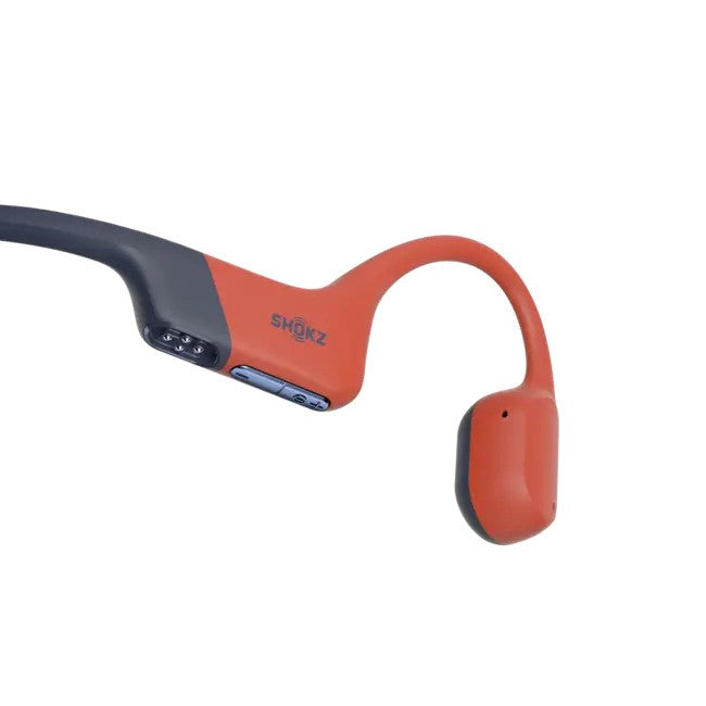 Shokz OpenSwim Pro, Bone Conduction Open-Ear, Bluetooth+MP3, Swimming&Sport Headphones, Red
אוזניות שחייה ואוזניות ספורט בשיטת הולכת עצם, אוזניות בלוטוס+MP3 מבית שוקז , צבע אדום
