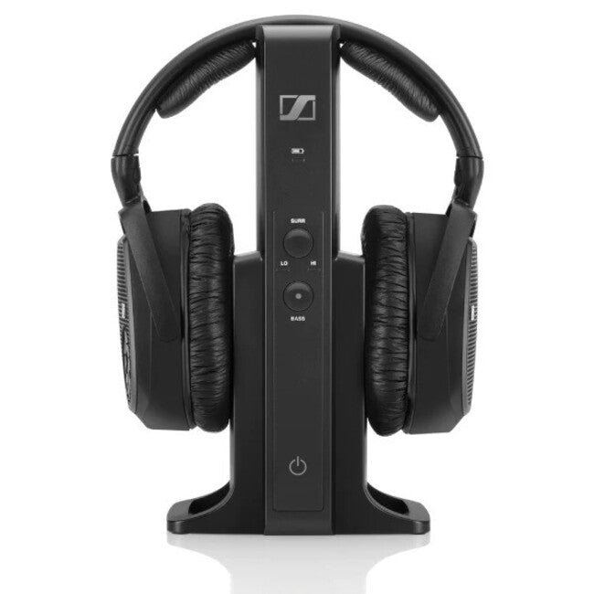 Sennheiser RS175 - Digital  TV Wireless Headphone System מערכת אוזניות אלחוטיות לטלויזיה הכוללת  יחידת משדר מבית סנהייזר דגם RS175