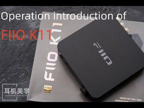 FiiO K11 - Desktop DAC and Headphone Amplifier 1400 mWמגבר אוזניות שולחני וממיר דיגיטל לאנלוג דגם קיי11 מבית פיו