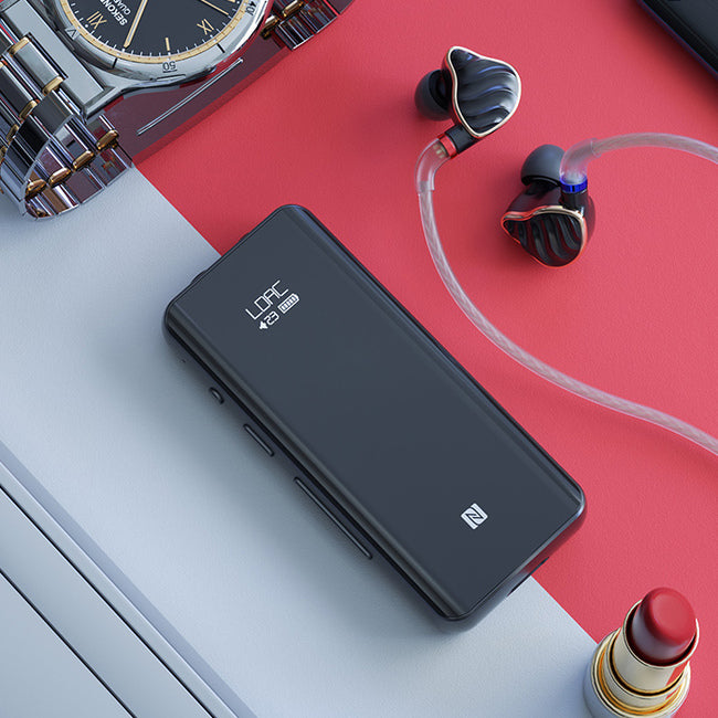 FiiO BTR5 2021 - Portable Bluethooth Headphone DAC (Digital to Analog Converter) and AMPlifier supports TIDAL MQA, Black מגבר לאוזניות ודק נייד לאוזניות עם חיבור בלוטות, צבע שחור 